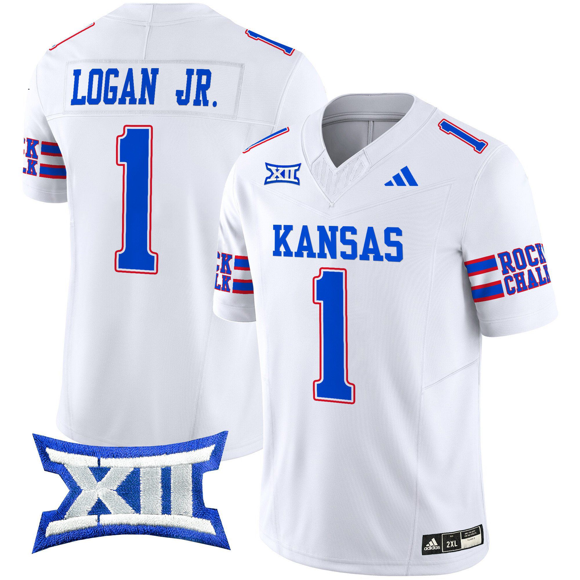 Men Kansas Jayhawks #1 Logan jr White 2024 Vapor Limited NCAA Jersey->indianapolis colts->NFL Jersey